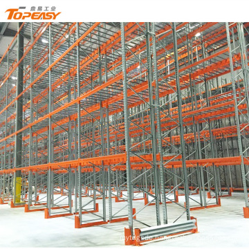 Powder coated heavy duty sheet metal storage pallet rack